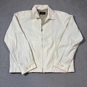 Buck Mason Mens Sz M Breakwater Sportster Jacket Natural Full Zip Bomber